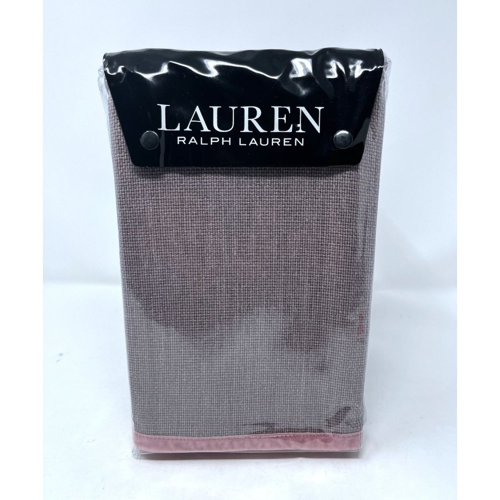 Ralph Lauren European Sham Claudia Velvet Trim Slate Pillow 26x26 NEW